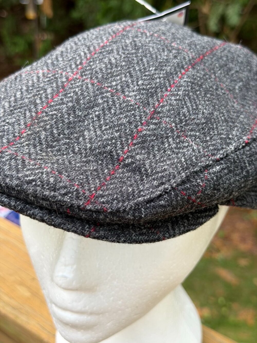 Mucros Weavers Irish Flat Cap Men's Trinity 100% Wool Tweed Hat Made in Ireland